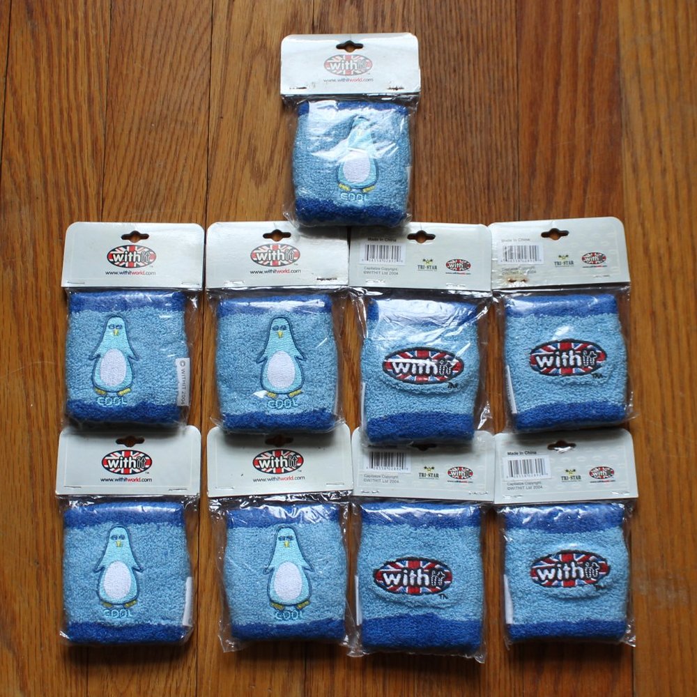 Bundle of WithIt Penguin Graphic Wristbands